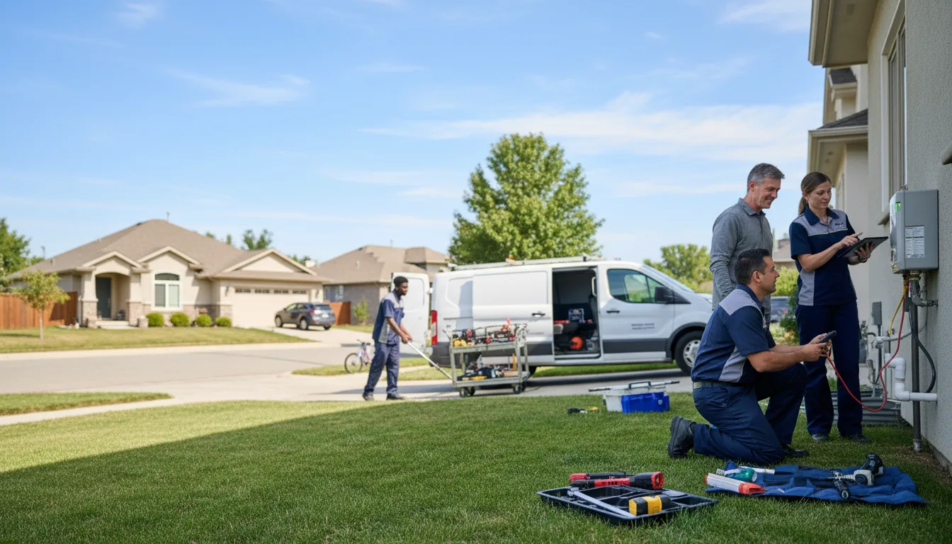 Tankless water heater service in Peru, KS